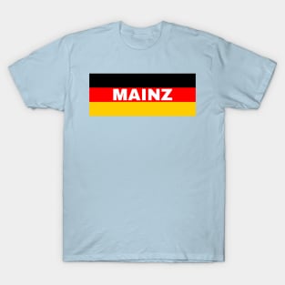 Mainz City in German Flag T-Shirt